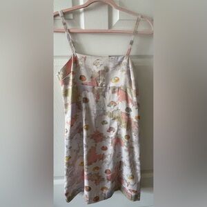 Urban Outfitters Floral Mini Dress in Pastel Shades